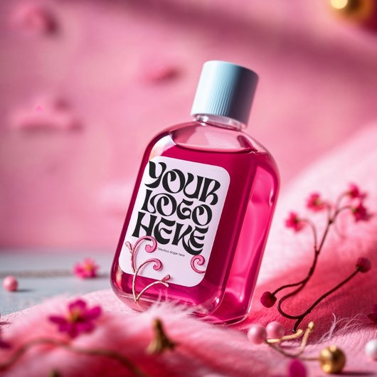 Sticker Business Logo and Text Water-proof Clear