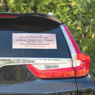 Sticker Business Médias sociaux Beauté rose Faux Parties s