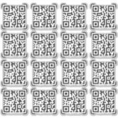 Sticker Business Scan Me QR Code Website Modern Simple (Devant)