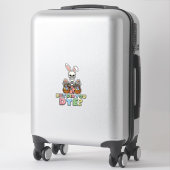Sticker But Did You Dye Skeleton Eggs Funny Easter Men Wom (Sur valise)