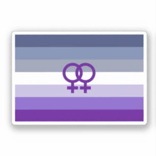 Sticker Butch Lesbian Love WLW Pride