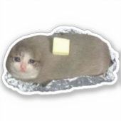 Sticker Butta Cat Meme (Voorkant)