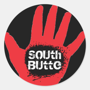 Sticker Butte Sud "Attrapé Rouge"