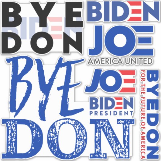 Sticker Byedon Joe Biden (Devant)