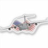 Sticker C-17 Avion de l'US Air Force (Devant)
