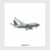 Sticker C-40, Clipper, Avion de transport (Feuille)