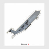 Sticker C-5 Super Galaxy, Avion de fret (Feuille)