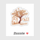 Sticker C’est automne Y’all Basic Clean (Feuille)