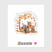 Sticker C’est l’automne Y’all Citrouille Lover Halloween T (Feuille)
