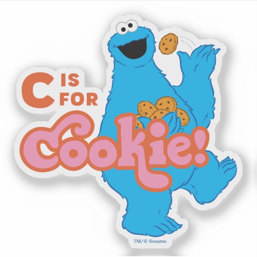 Sticker C est pour Cookie (Devant)