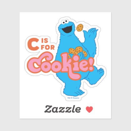Sticker C est pour Cookie (Feuille)
