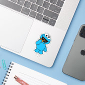 Sticker C est pour Cookie Monster | Ajouter Votre Nom (Ordinateur portable avec iPhone)