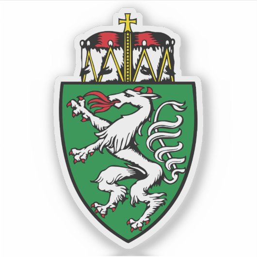 Sticker C.O.A. de l'Etat de Styrie (Steiermark), Autriche (Devant)
