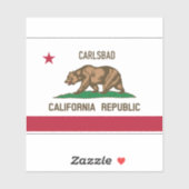 Sticker CA Carlsbad (Feuille)