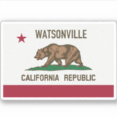 Sticker CA de Watsonville (Devant)