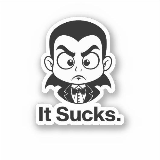 Sticker Ça fait des salopes ! (Devant)