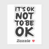 Sticker Ça ne va pas. (Feuille)