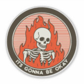 Sticker Ça va aller (Devant)