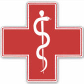 Sticker Cabane de l'infirmière d'Asclepius (Devant)