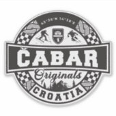 Sticker Čabar Originals (Devant)