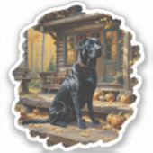 Sticker Cabine du journal de l'extracteur Black Labrador A (Recto)