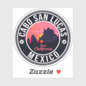 Sticker Cabo San Lucas Plage Mexico L'Arc Vintage (Feuille)