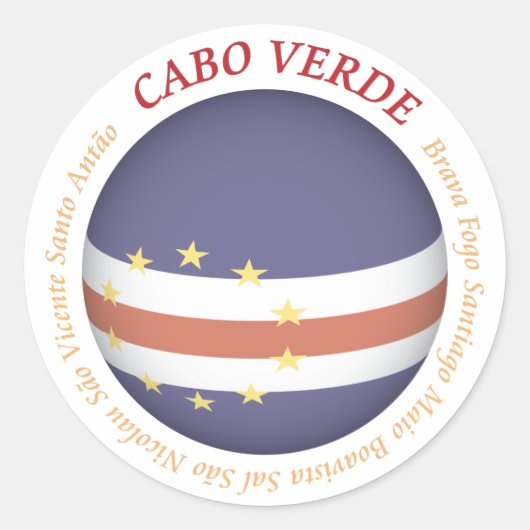 Sticker Cabo Verde (Devant)