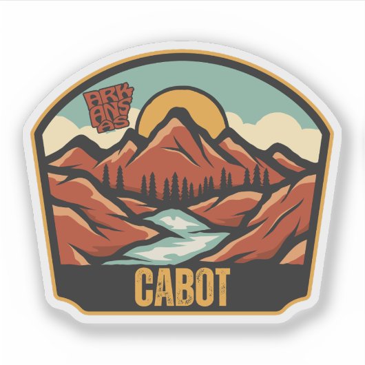 Sticker Cabot, Arkansas  (Devant)