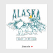 Sticker cacahuètes | Alaska La Dernière frontière (Feuille)