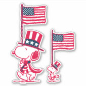 Sticker cacahuètes | American Summer Old Glory (Devant)