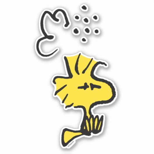 Sticker cacahuètes | Bois éteint (Devant)