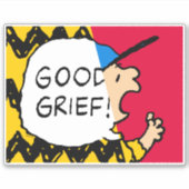 Sticker cacahuètes | Charlie Brown Bon Grief Half & Half (Devant)
