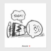 Sticker cacahuètes | Charlie Brown est en panne (Feuille)