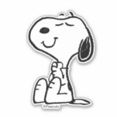 Sticker cacahuètes | Coeurs de snoopy (Devant)