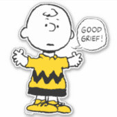 Sticker cacahuètes | Good Grief Charlie Brown (Devant)