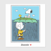 Sticker cacahuètes | Jour ensoleillé Jour de pluie Half & (Feuille)