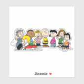 Sticker cacahuètes | La Bande au piano (Feuille)