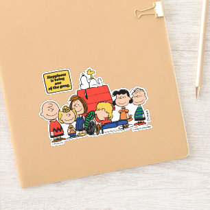 Sticker cacahuètes Le bonheur est d'être l'un des gangs