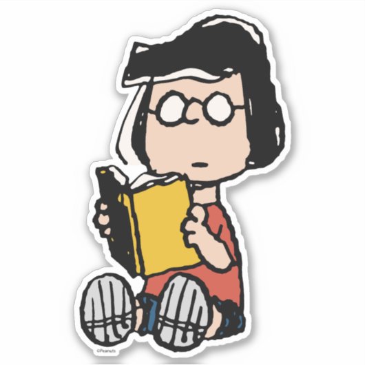 Sticker cacahuètes | Lecture Marcie (Devant)
