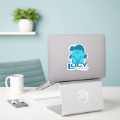 Sticker cacahuètes | Lucy Who Says I'm Crabby? ? (Ordinateur portable sur le bureau)