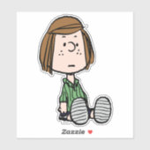 Sticker cacahuètes | Peppermenthe Patty assis (Feuille)