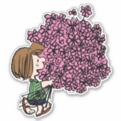 Sticker cacahuètes | Peppermenthe Patty Pink Bouquet (Devant)