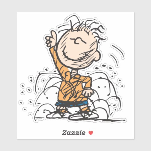 Sticker cacahuètes | Pigpen Dancing (Feuille)
