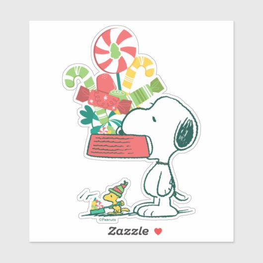 Sticker cacahuètes | Plus Le Merrier Est Merrier (Feuille)