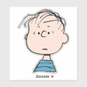 Sticker cacahuètes | Portrait de Linus (Feuille)