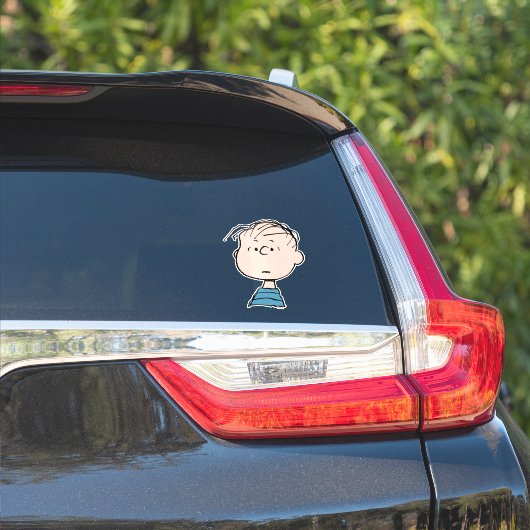 Sticker cacahuètes | Portrait de Linus (Côté voiture)