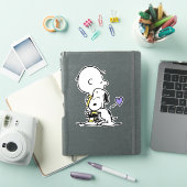 Sticker cacahuètes | Saint Valentin | Charlie Brown & Snoo (Couverture iPad)