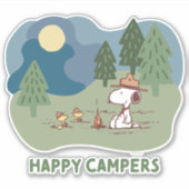 Sticker cacahuètes | Site du camp de Snoopy & Woodstock (Devant)