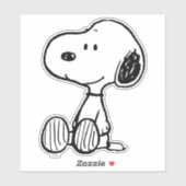 Sticker cacahuètes | Snoopy (Feuille)
