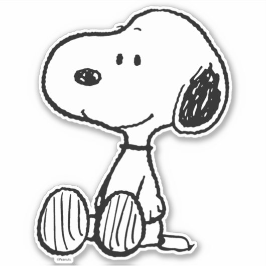 Sticker cacahuètes | Snoopy (Devant)